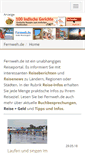 Mobile Screenshot of fernweh.de