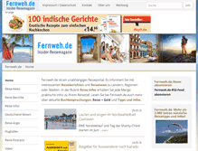 Tablet Screenshot of fernweh.de