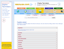 Tablet Screenshot of flughafen.fernweh.com