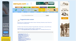 Desktop Screenshot of fluggesellschaft.fernweh.com