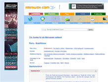 Tablet Screenshot of paris.fernweh.com